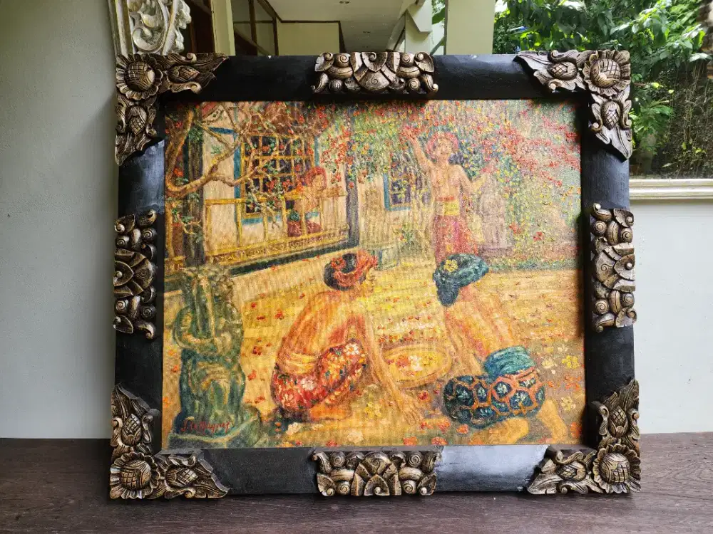 Authentic Oil Painting on Canvas by Jean Le Mayeur