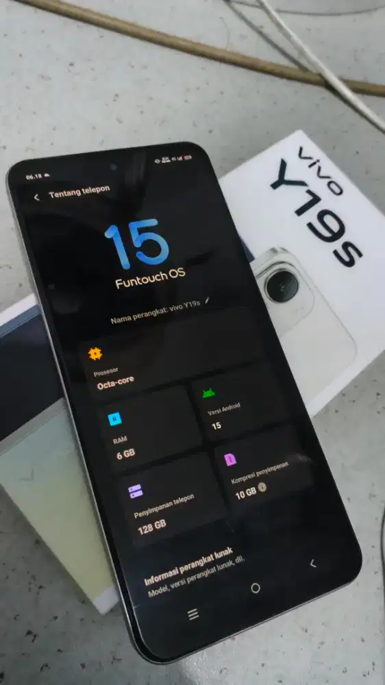 VIVO Y19S 6/128 FULLSET NO MINUS