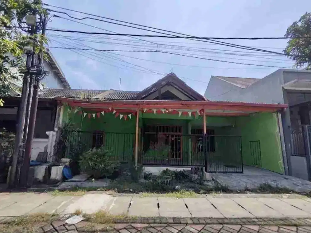 WISMA KEDUNGASEM LEBAR 9‼️Jual Murah Rumah 1 Lantai Rungkut Dekat MERR One Gate System