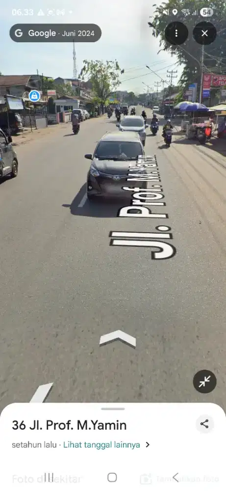 Tanah tepi jalan prof M yamin kotabaru pontianak