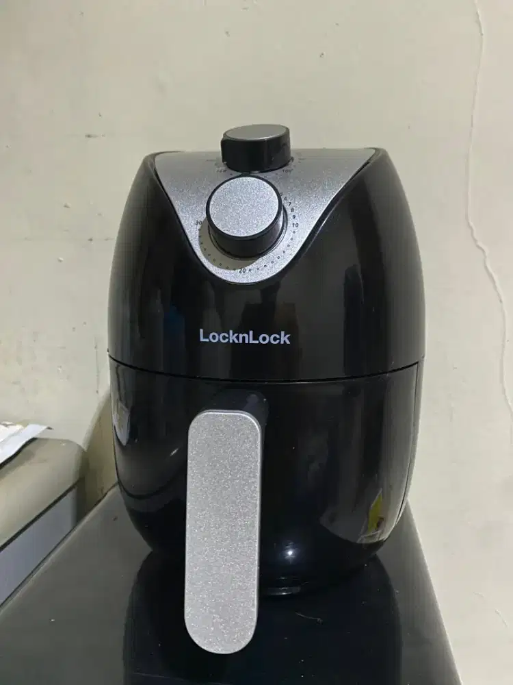 LOCK & LOCK AIR FRYER Putih Hitam - Hitam