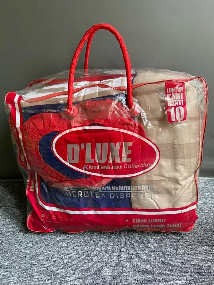 SET SEPREI DAN BEDCOVER KINTAKUN RUMBAI UKURAN 180x200 NEGO