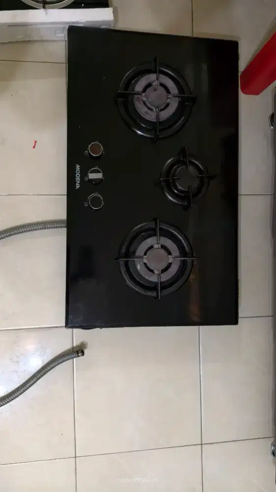 kompor tanam modena 3 tungku second