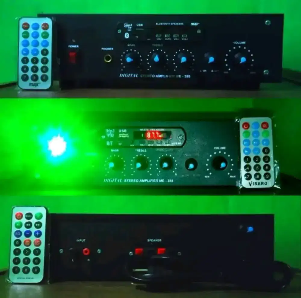 Amplifier MP3 Bluetooth Karaoke Sub + Echo