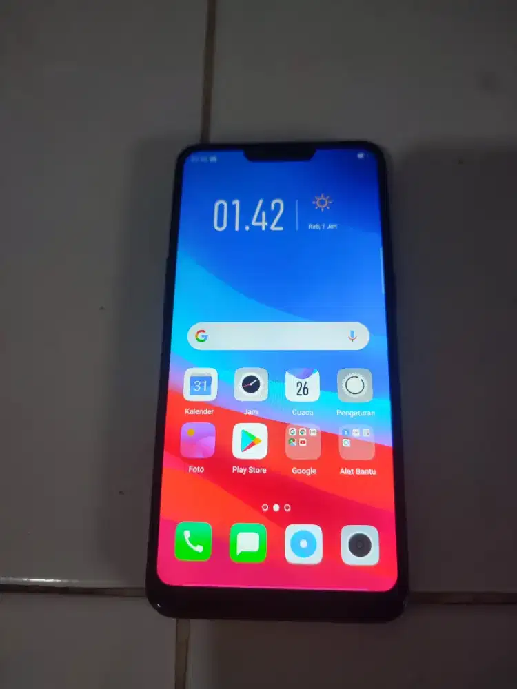 Dijual hp oppo A3s, ram 6/128, batangan