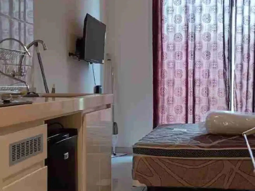 DIJUAL MURAH FULL FURNISHED APARTEMEN SKY HOUSE BSD - STUDIO