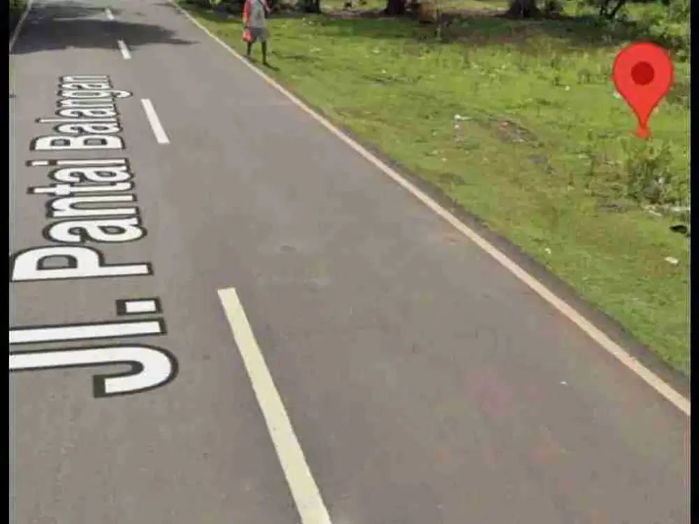 Di jual tanah premium dekat ke pantai Balangan & di pinggir jalan raya sangat cocok untuk usaha restoran, cafe, villa