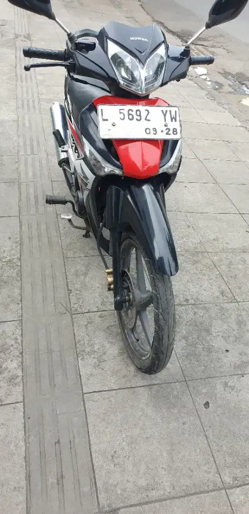 Supra X 125 th 2013 satu hati mulus pool pjk baru plat 2028