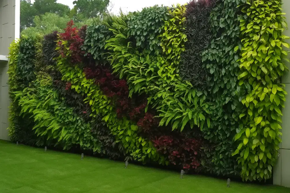 Taman dinding hias vertikal garden asri