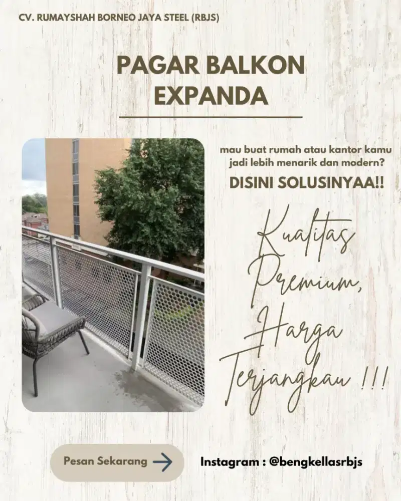 PAGAR BALKON EXPANDA
