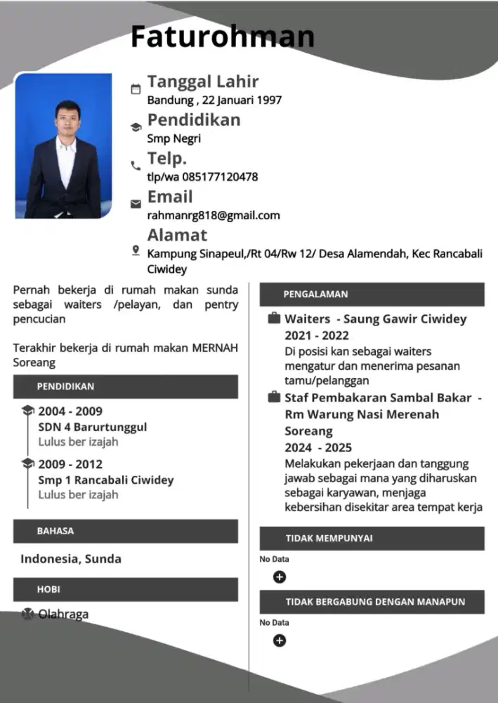 Cari lowongan pekerjaan