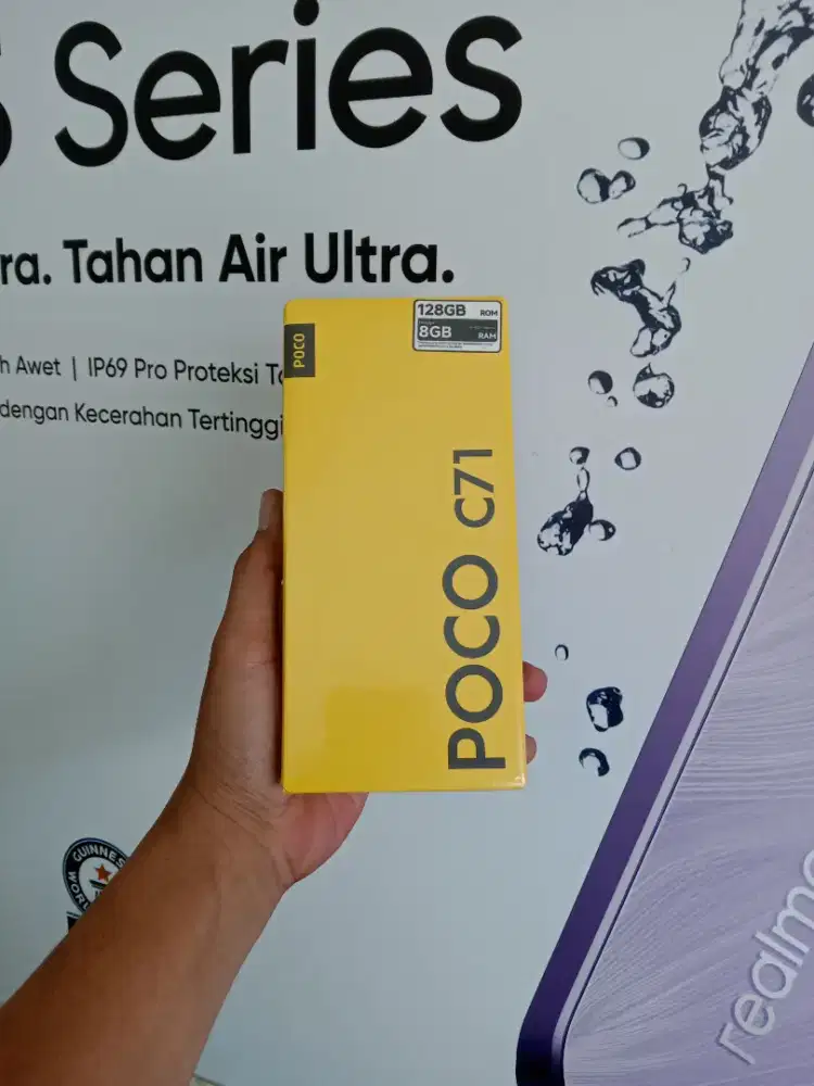 FAST RESPON WA Poco C71 4+4/128 Garansi resmi 15bln