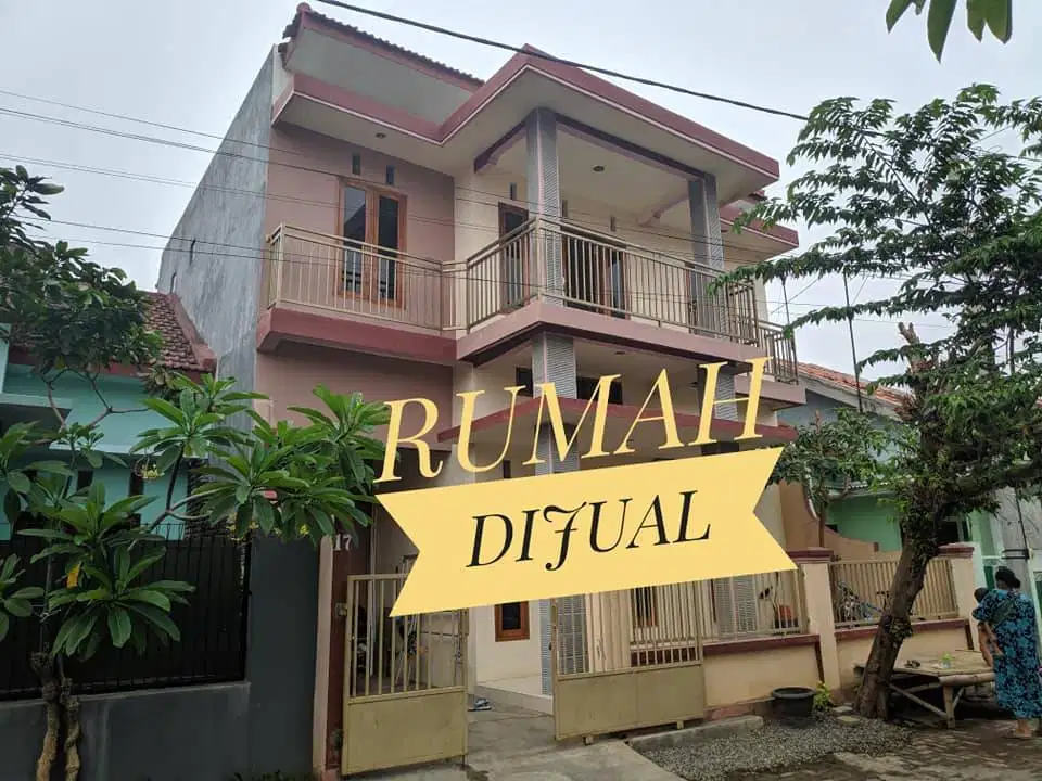 Rumah di jual lantai 2 murah dan tinggal masuk