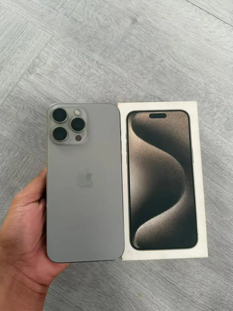 Iphone 15 promax titanium 256gb ibox