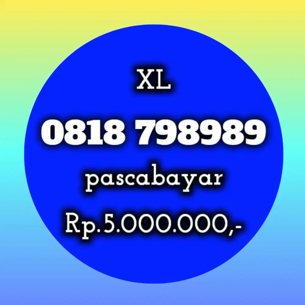 NOMOR CANTIK XL 798989