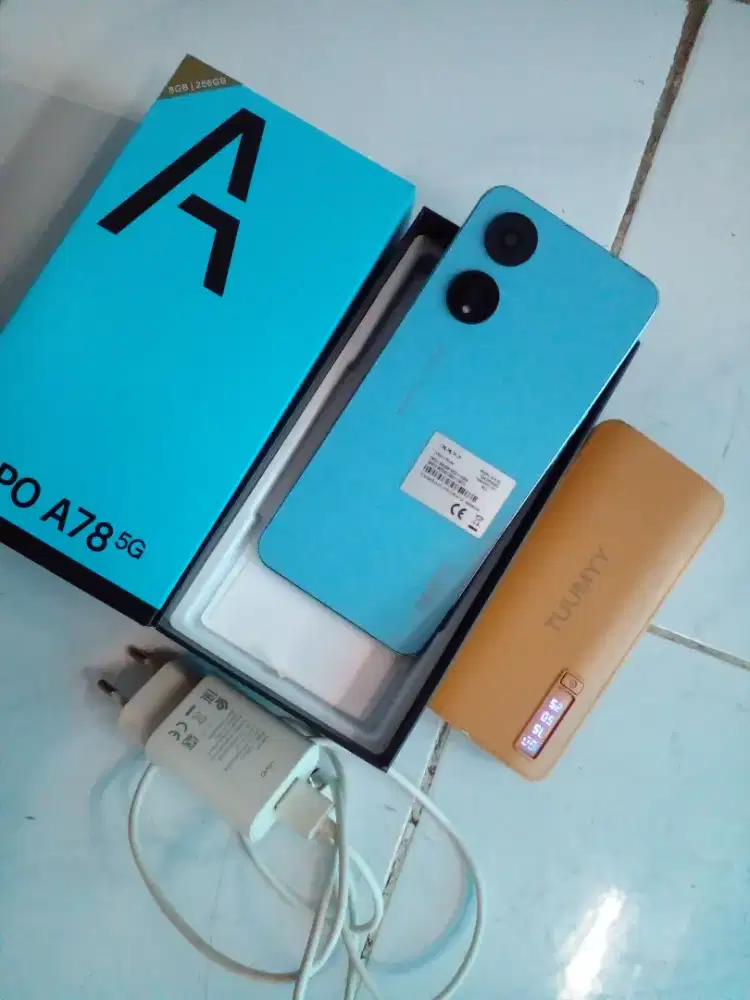Tab jual Oppo a78 5G ram 8+3gb NFC normal jaya aman sentosa.