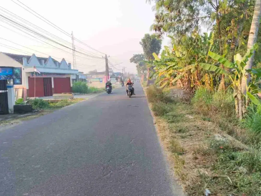 Dijual Tanah Sawah Strategis Tepi Jalan Raya Godean - Seyegan