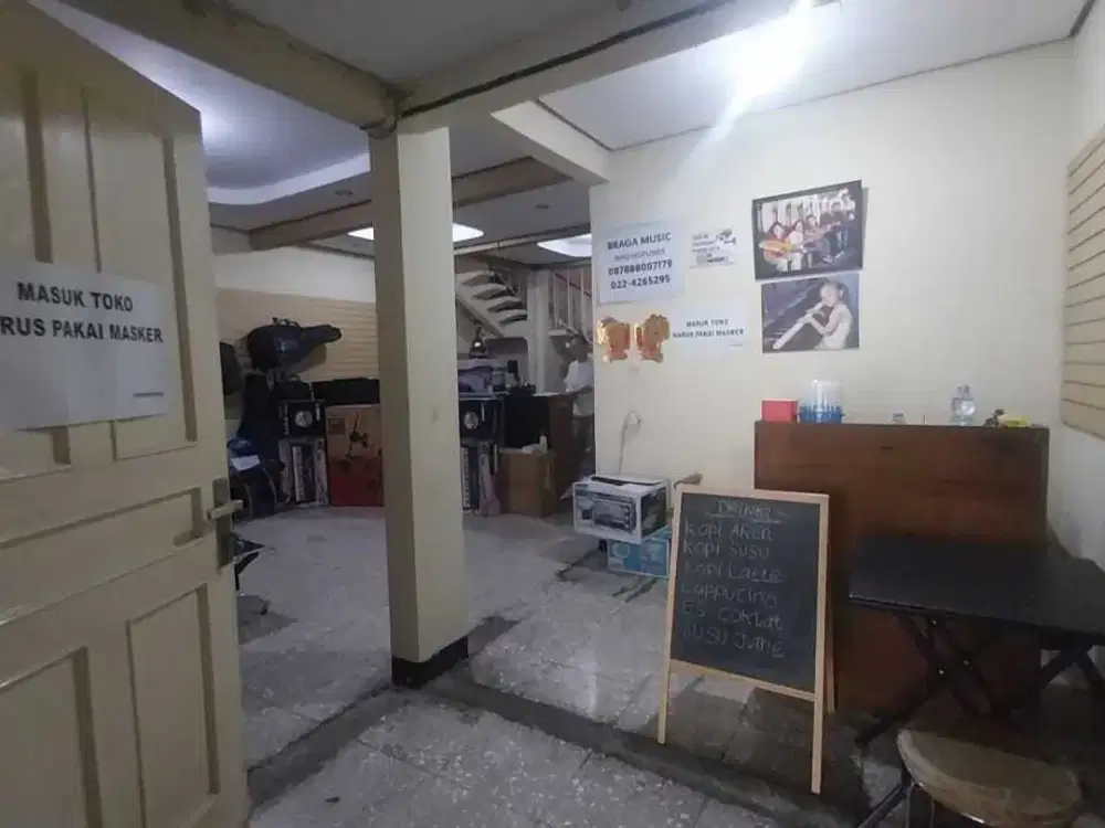 JUAL RUKO 2 LANTAI DIJALAN MERDEKA BANDUNG DIBAWAH NJOP