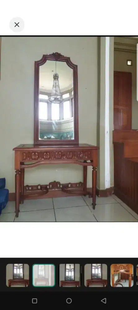 Tempat tidur,meja rias,kursi tlp jati,lemari hias jati,