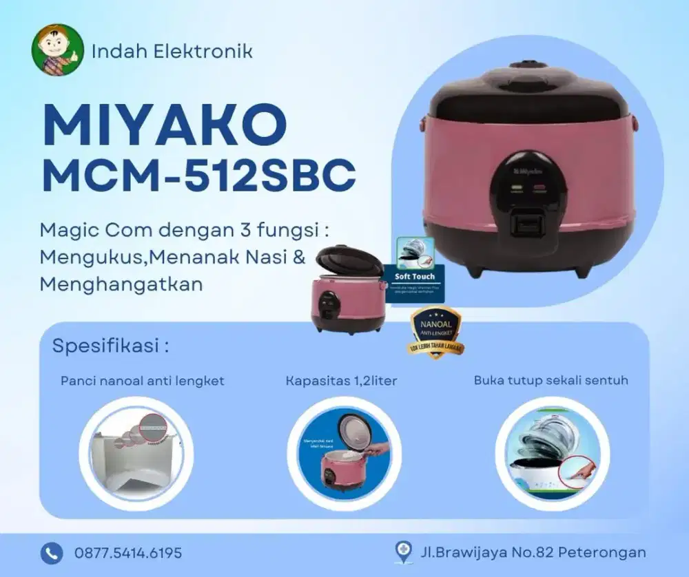 MIYAKO MCM-512SBC magic Com 1,2L