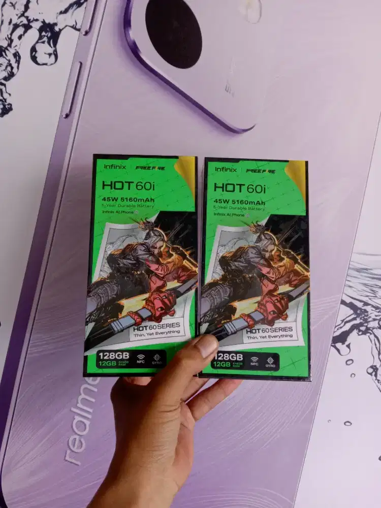 FAST RESPON WA Infinix Hot 60i NFC 6+6/128 Garansi resmi 1thn