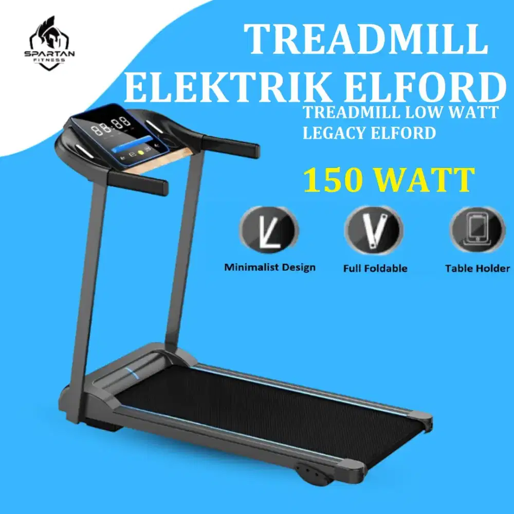 Treadmill Elektrik Legacy Fitnes Tredmil Low watt Automatic