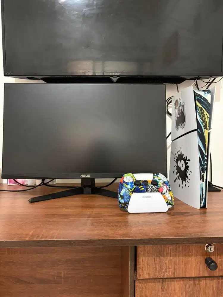 PS 5 Slim 1TB full game + monitor asus tuf 180hz