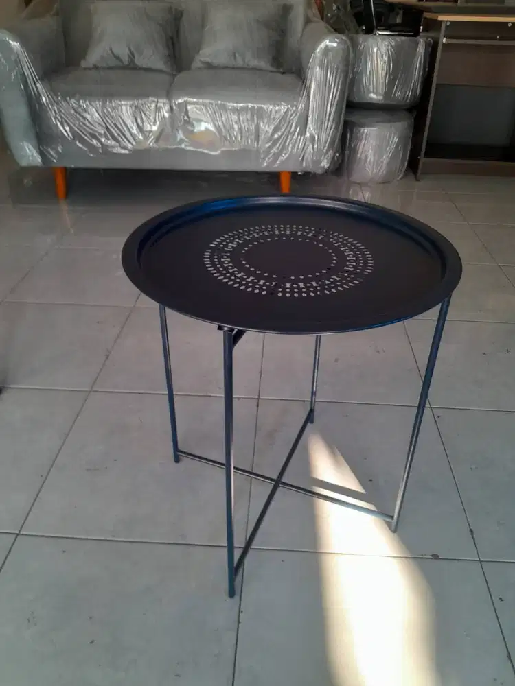 SALE MEJA TAMU BESI BULAT