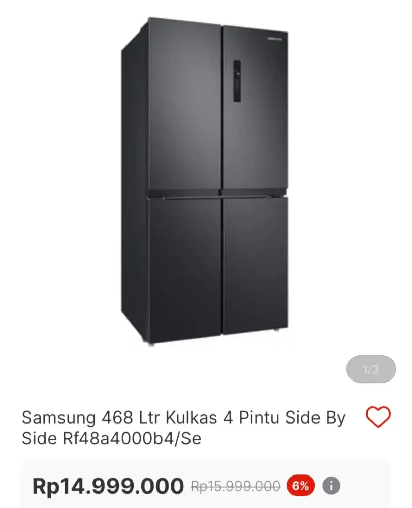 Kulkas samsung 4 pintu promo