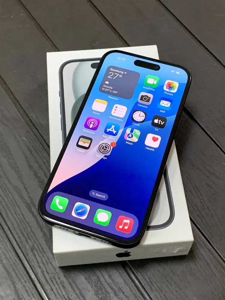 iPhone 15 128gb Black iBox Mulus Like New Fullset