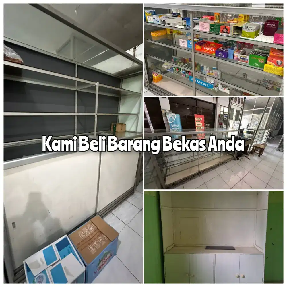 Kami Tampung Terus Etalase toko bekas dan Mebel , elektronik sekon