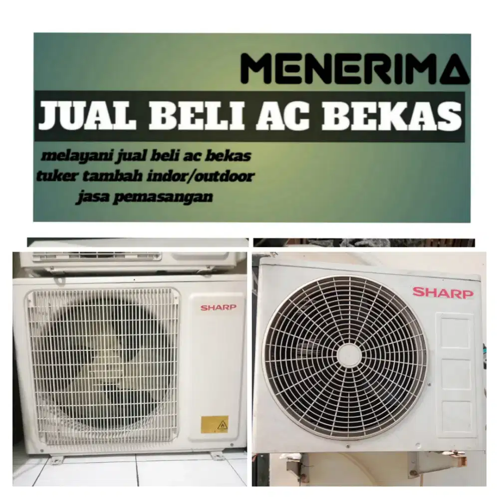 Terima ac bekas rusak