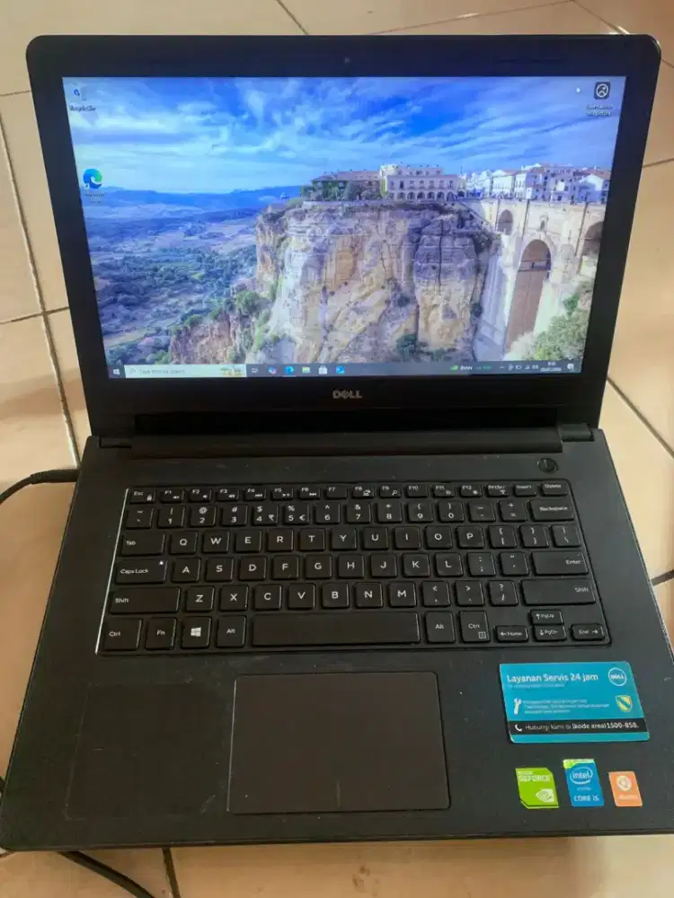 Dell Inspiron 3458, Intel core i5 gen5, ram 8gb, HDD 500gb bat normal