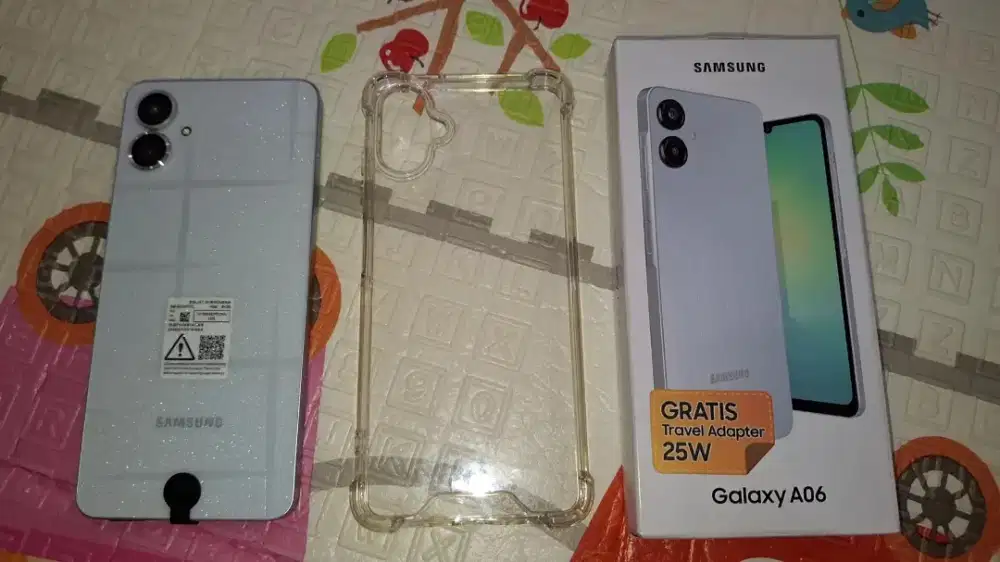 Di Jual Samsung Galaxy A06 4/64GB Fullset+Adapter