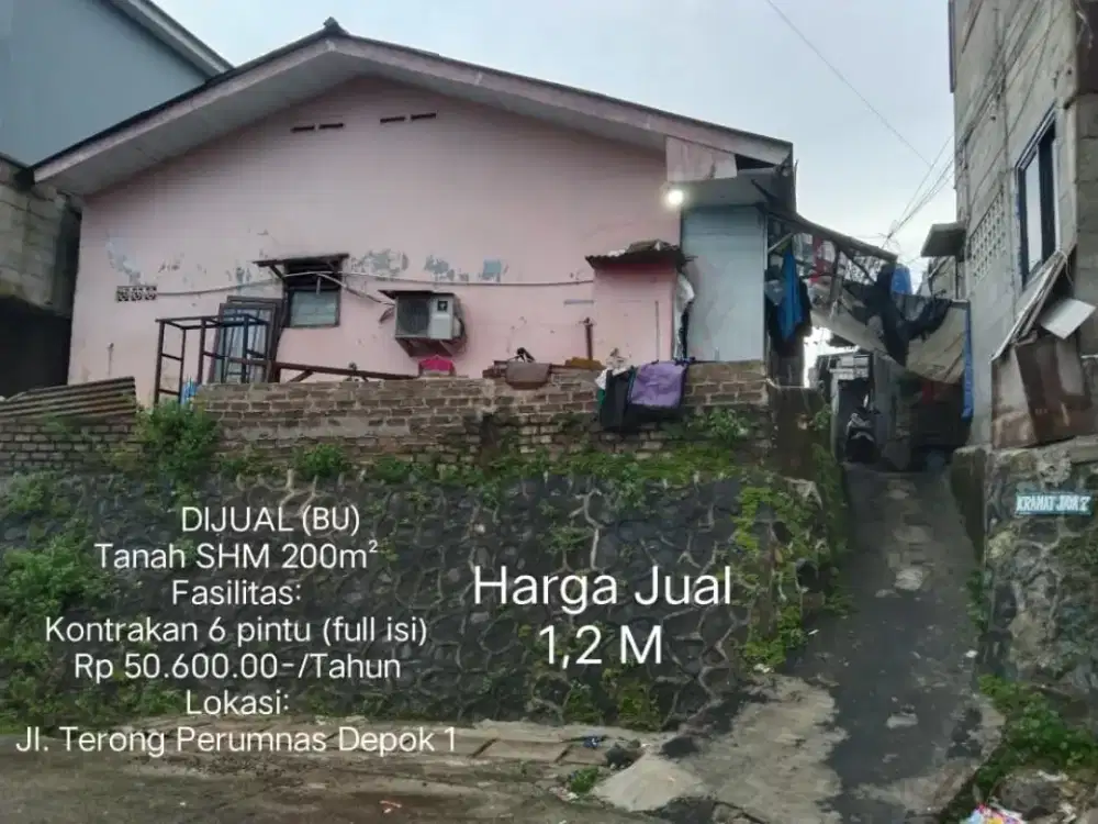 DIJUAL (BU) TANAH & KONTRAKAN