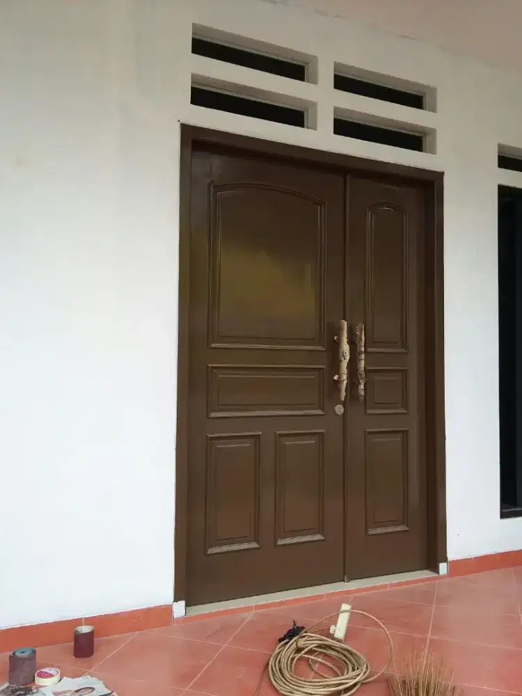 jasa cat duco dan cat melamik kusen pintu dan cat furniture