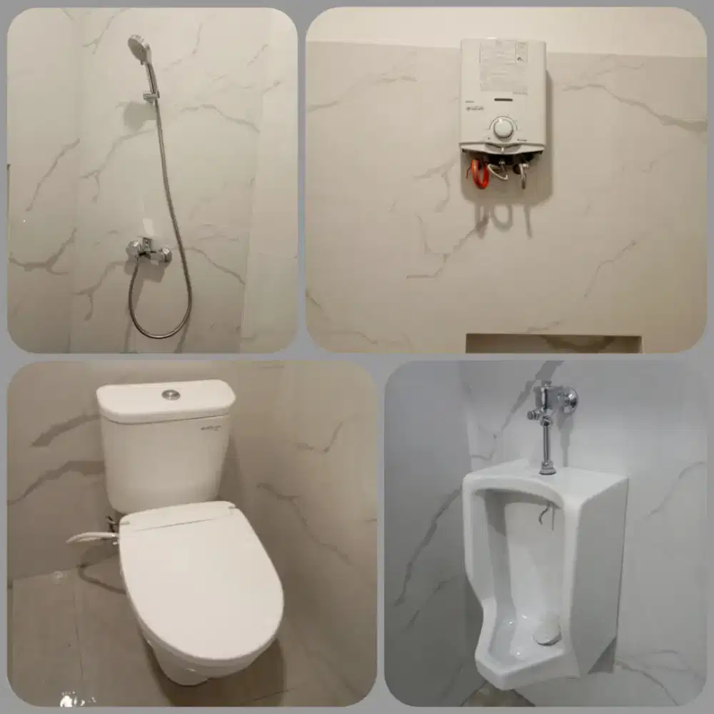 Service/Pemasangan Waterheater, Shower, Wastafel, Closet