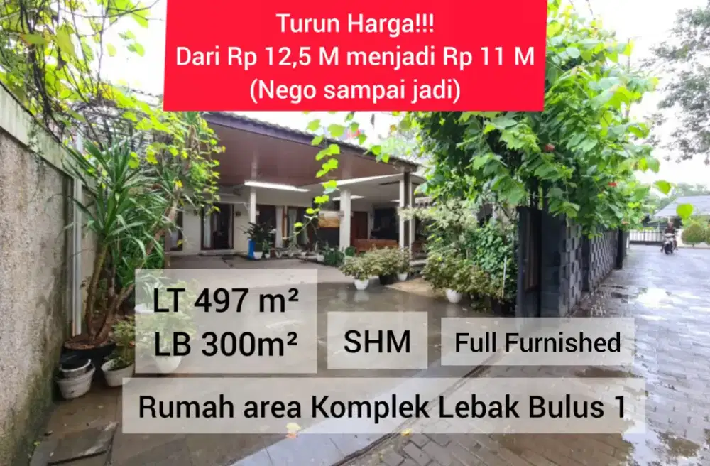 DIJUAL CEPAT RUMAH ASRI DAN MEGAH BESERTA ISINYA (NEGO)