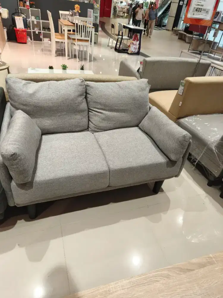 Sofa Tamu 2 Seater Baru Murah
