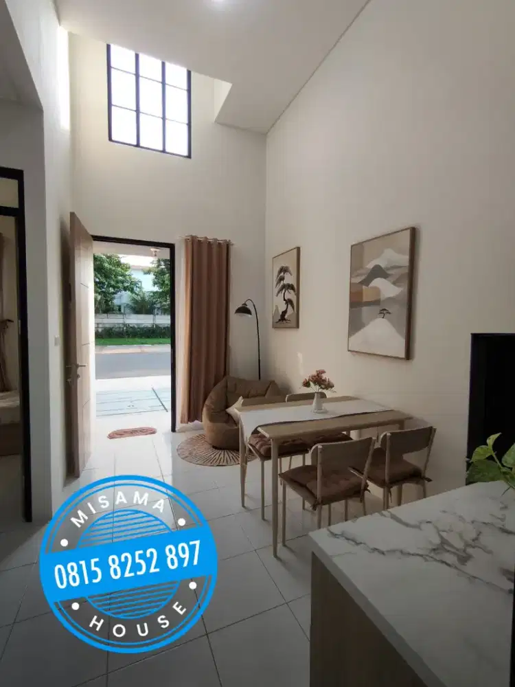 Rumah Kontrakan Tahunan Full Furnished – 2 KT, AC, Siap Huni