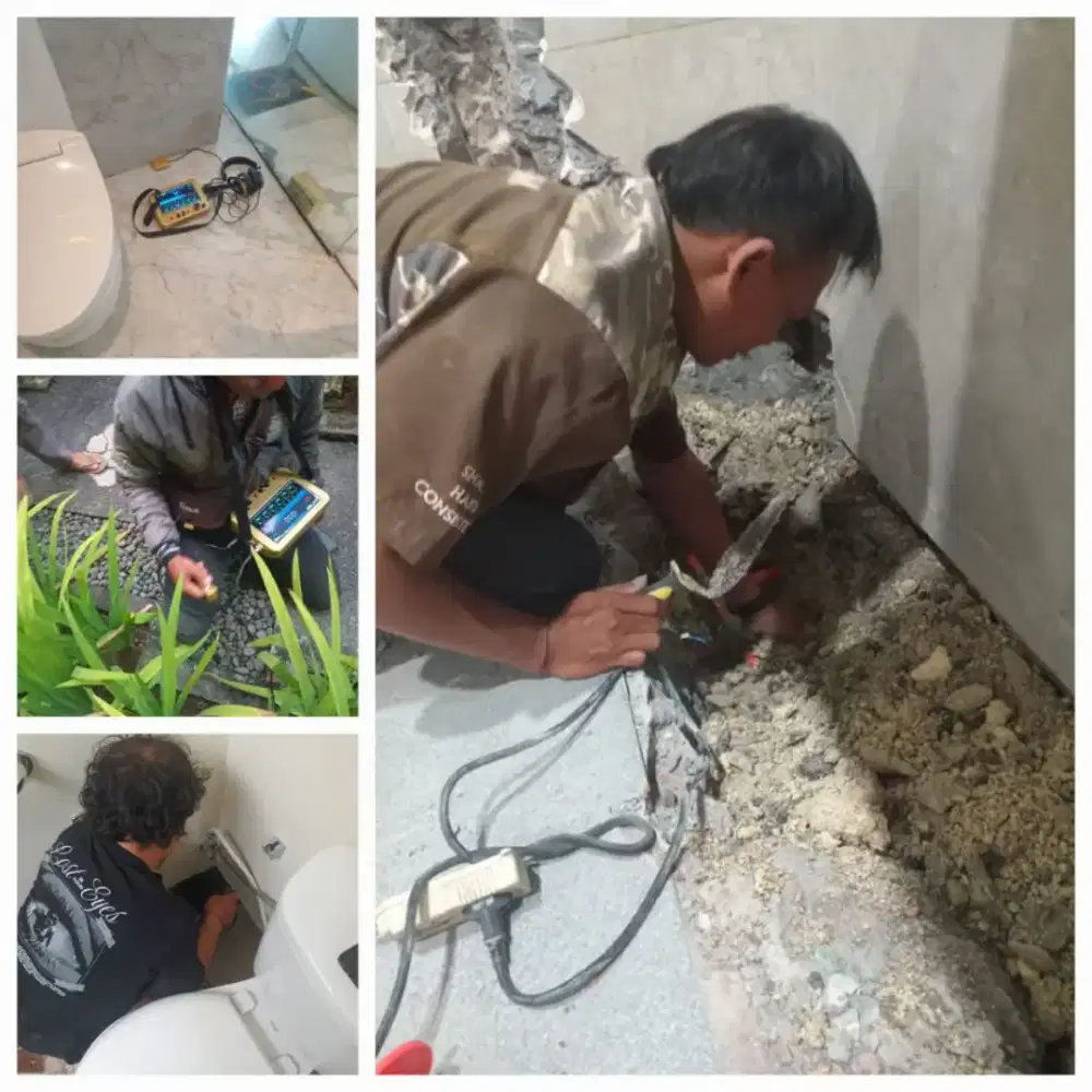 Jasa deteksi pipa bocor dalam bangunan dan bawah tanah bergaransi