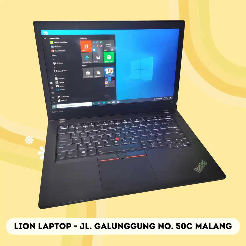 RAM 8GB SSD 256GB i5 Touchscreen Lenovo Thinkpad T470 [07|01]