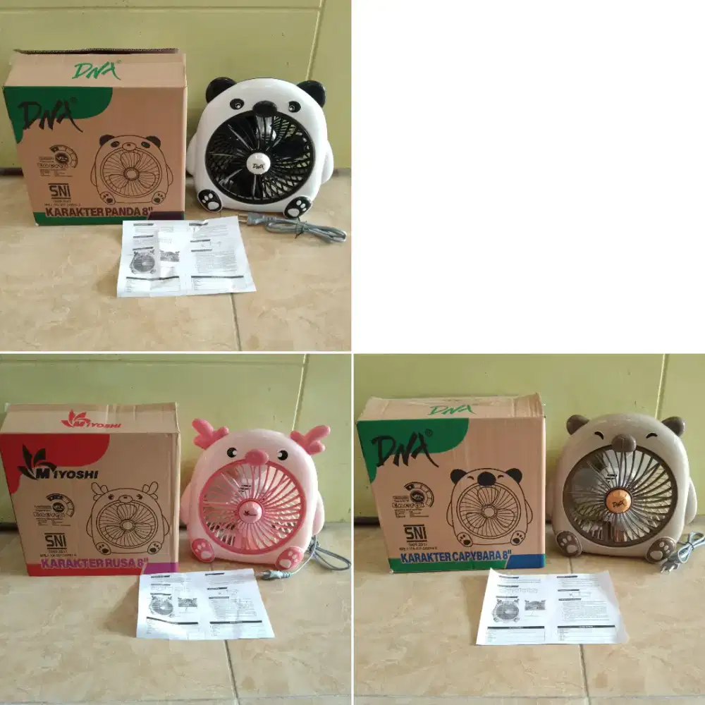 Kipas Karakter DNA/ Miyoshi 8 Inch