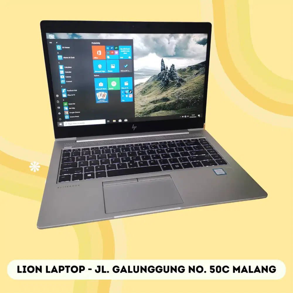 Core i5 Gen 8 RAM 8GB SSD 256GB HP Elitebook 840 G5 [07|01]