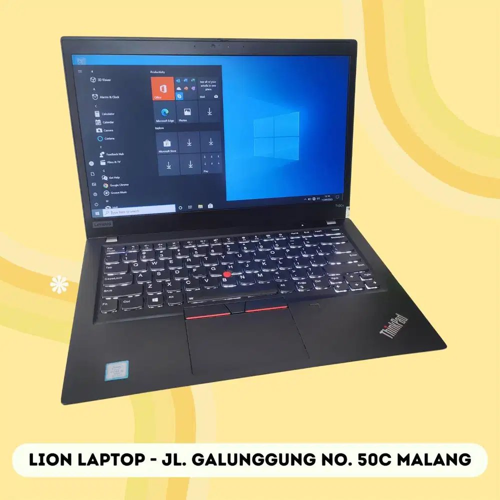 RAM 16GB SSD 512GB Core i5 Slim Lenovo Thinkpad T490s [07|01]