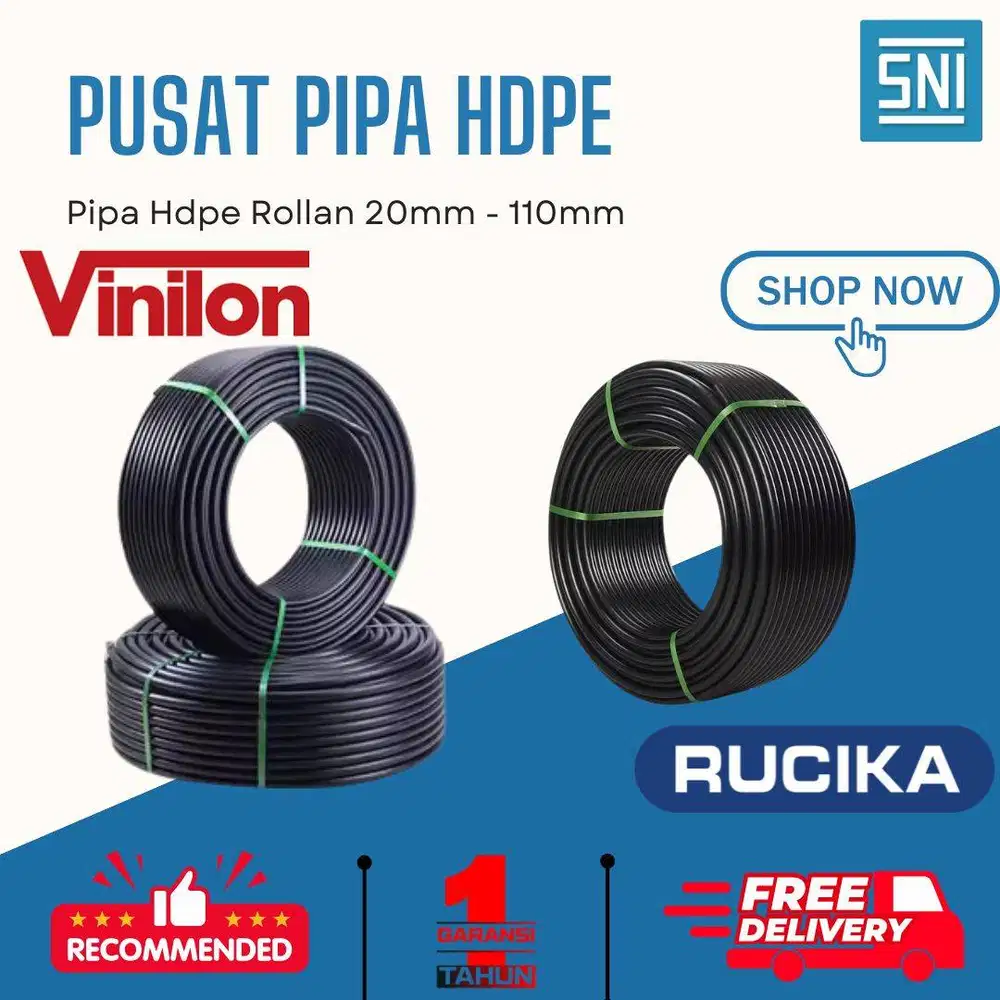 Pusat Pipa Hdpe 1 1\4 Inch Rollan 100m PN 16 | Pipa Hdpe Rucika Murah