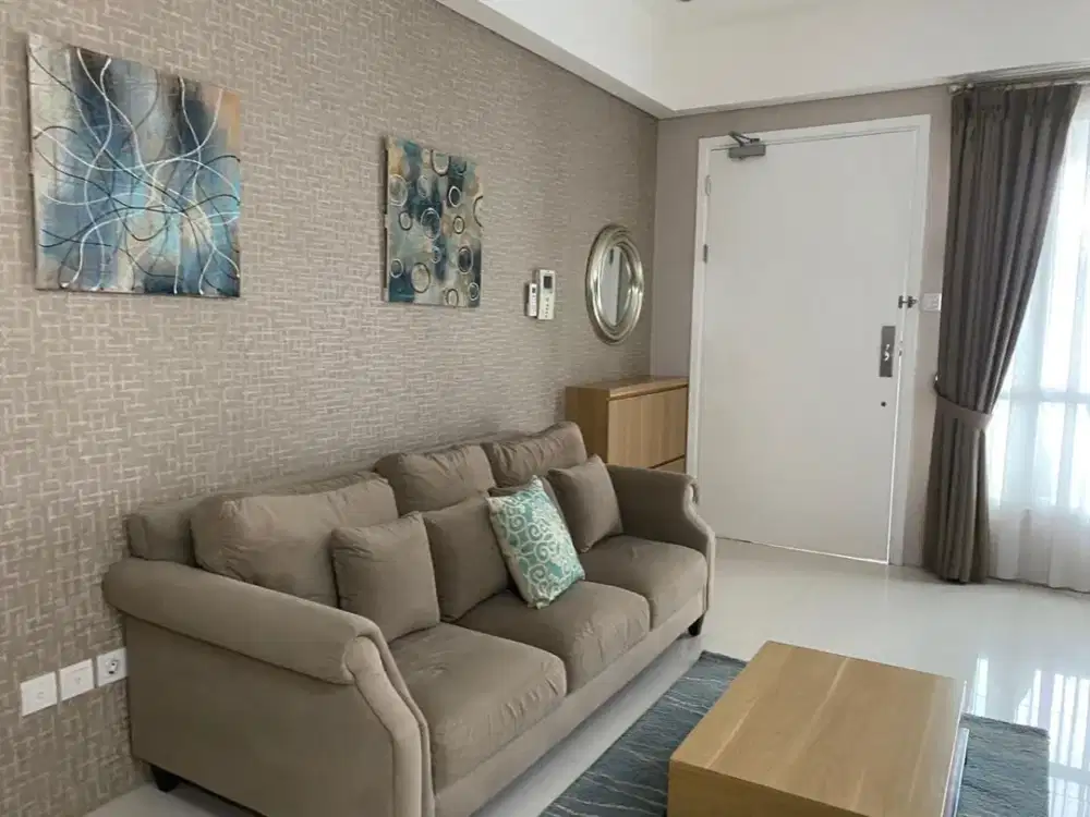 Dijual Apartemen 1 Park Residence Furnish 2+1BR Uk 91 m² at Jakarta Selatan