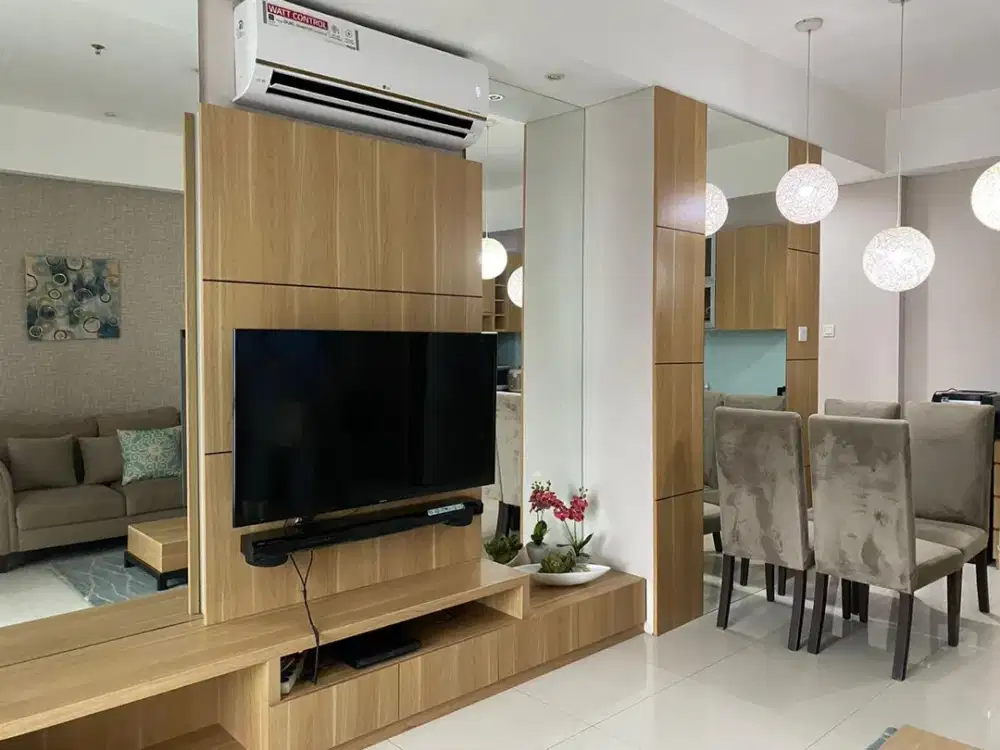 Disewa Apartemen 1 Park Residence Furnish 2+1BR Uk 91 m² at Jakarta Selatan