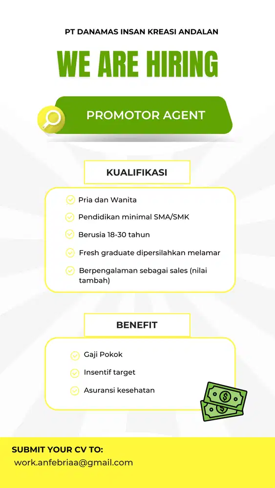 SPG/SPB PENEMPATAN DI STORE ELEKTRONIK