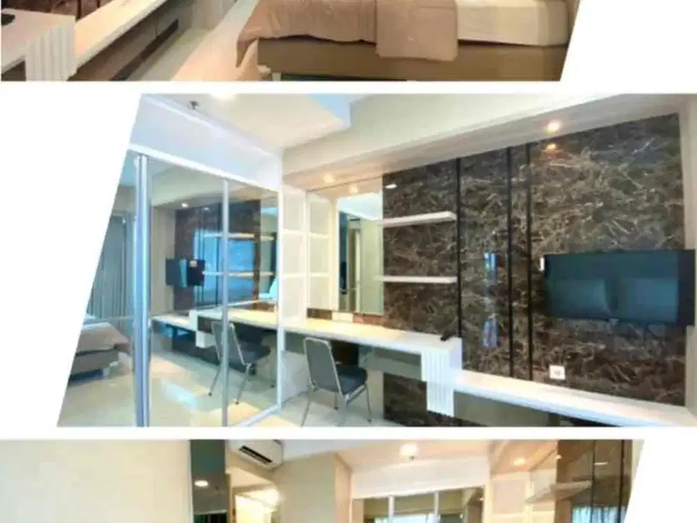 Disewakan Apartemen La Riz Mansion Pakuwon 3BR Hook Lantai Rendah Full Furnish Mewah